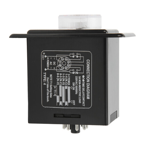 Time Relay Digital Display High Accuracy Excellent Workmanship ABS Brass Material Time Controller24VDC 2