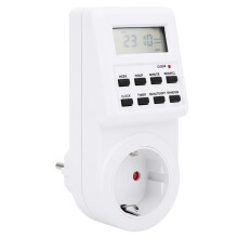 Electrical Time Control Switch Plug‑in Timer Socket LCD Display TM03