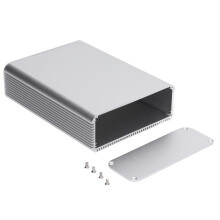 Aluminum Alloy Electric Box Junction Case Integrated Enclosure 45x120x160mm Matte Silver