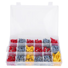 1200Pcs Electrical Wire Terminal Crimp Connector Combination Flame Retardant