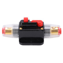 Circuit Breaker Red Copper Phenolic Plastic Fuse Holders for Car Audio System Protection30A