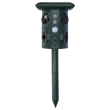 Outdoor Animal Deterrent Solar Ultrasonic Power Deterrent Cat Dog Garden Accessories