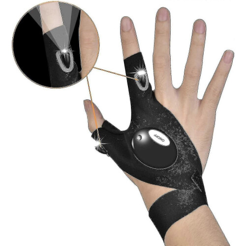 Flashlight Gloves Outdoor Multipurpose Led Glove Flashlight Torch Cover 2