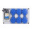 Wall Outlet Box ABS Waterproof 6 Position German Outlets Switch Socket for Gardens 200?250V 2