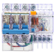 Circuit Breaker 3P+N Transparent Household Leakage Protection Switch DZ47LE-63 C63