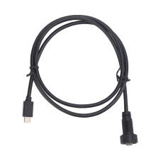 Waterproof USB Connector Thread Male Panel Mount Socket Industrial Supplies E10TPC-TA-M/TPC-A-M(2M )