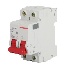 Miniature Circuit Breaker 2P Din Rail Mount Home Overload Protection Switch 400V DZ47?63