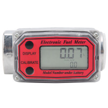 Digital Fuel Flow Gauge Flowmeter for Diesel Kerosene Chemicals Gasoline Turbine Pump DC 2.3?3.3V