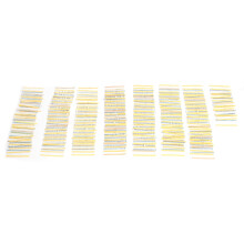 2600Pcs Metal Film Resistor Kit 130 Values 1??3M?? 1/4w Assorted Set Electronic Components