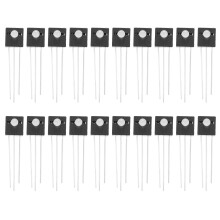 20Pcs LED Luminous Diode Lamp Holder 1?Hole 2?Color 3?Pin Common Cathode Light Emit Base 3mmLeft Green Right Red