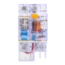 Miniature Circuit Breaker Transparent Leakage Protection DZ47LE63 C63 1P+N 6~63A ~400V