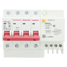 DZ47LE?63 4P 6?63A Residual Current Circuit Breaker Leakage Protector Overload Protection