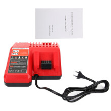 Ersatz  Ladegerät für 18  V  Lithium  Ionen  Akkus von Milwaukee (M18, EU  Stecker, 220 V)