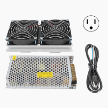 Thermoelectric Refrigeration Cooling System 2?Core Semiconductor Cooler Air ConditioningUS Plug 110V