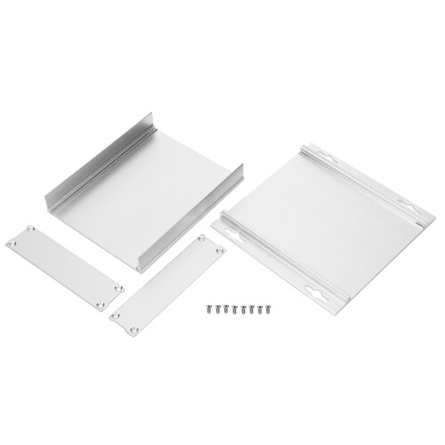 Aluminum Alloy Project Enclosure Electronic Power Circuit Board Decoder Shell 27x131x130mm