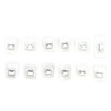 12Pcs Mini USB Connector Stainless Steel Jack Repair Replacement Adapter Electrical Supplies