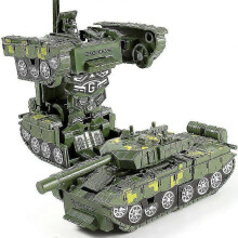 (Green Tank) Boys Transformer Toys Tank Vehicle Transformers Kids Robot Children's Birthday Gift