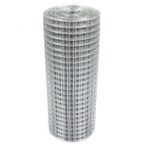 1in Welded Wire Mesh Electro Galvanised 25mm Fencing
