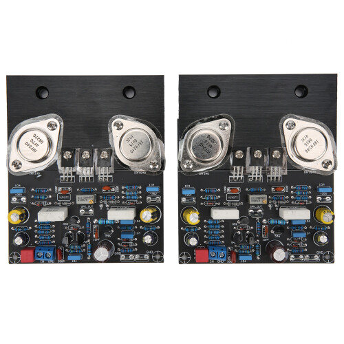 2Pcs Audio Power Amplifier Board PCB Dual Channels Electronic Components IRF240 IRF9240