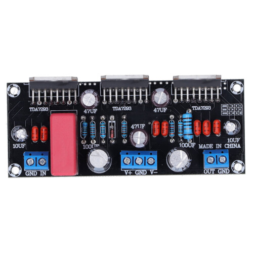 3 Parallel Amplifier Board Mono Audio Receiver Power Amplification Module 255W TDA7293