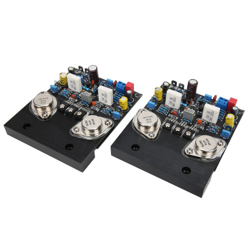 2Pcs Audio Power Amplifier Board PCB Dual Channels Electronic Components IRF240 IRF9240 2