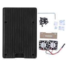 For Raspberry Pi 4B Case Cooling Shell Metal Box Motherboard Aluminum Alloy Protect Enclosure