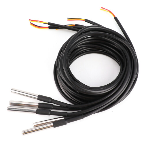 5Pcs Temperature Probe Sensor Stainless Steel Waterproof Cable Thermometer 2