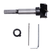 Hole Opener Drilling Guide Drill Bit 35mm Woodworking Tool for Hinge Installation