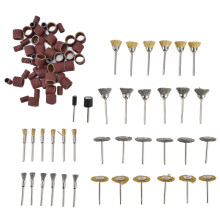 98Pcs Wire Wheel Brush Sanding Drum Grinding Bit Polishing Tool Set Kit for Ceramic Glass