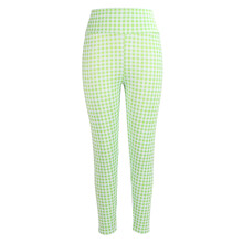 Sportlegging met buikcontrole voor yoga, workout, fitness, hardlopen, stretchlegging voor dames, groenXL