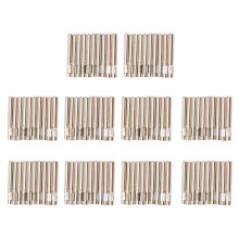 100pcs 0.1in Electrode Wire Pin Copper Connection for TENS Unit Slimming Massager Physiotherapy