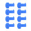 210Pcs Lock Wire Connectors Quick Splice Electrical Cable Snap Crimp Terminal BlocksBlue 1