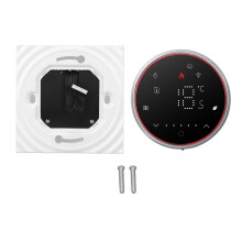 Smart Home Thermostat LED Display Programmable Floor Heating Controller for Household Appliances AC 95?240V Black