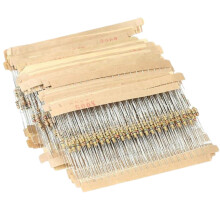 1500pcs 1/4W Carbon Resister 5??1R~10M Plug-in Resistance Elements Package Carbon Film Resistors Assorted Kit