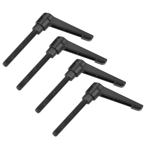 4PCS Metal Machine Knobs Adjustable Fixing Handle M8 Male Thread (70mm)
