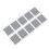 10 Sheet 6mm 3D Scanning Marker Reusable 3D Tracking Dot Reference Point Marker for Optical Surveying 2