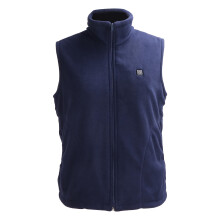Modieus verwarmd vest met 3 temperatuurstanden, elektrisch verwarmd, ideaal voor buitenactiviteiten (blauw).