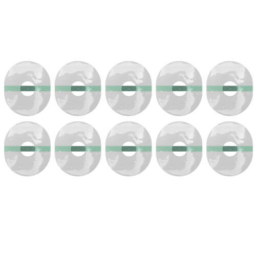10pcs Sensor Covers Oval Shape Adhesive Waterproof Breatheable Sensor Patches for Shower Walking