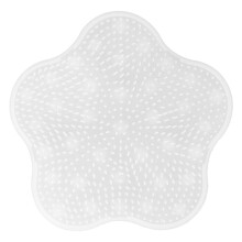 Bathroom Floor Foot Massager Remove Dead Skin Silicone Shower Foot Scrubber with Suction CupsWhite