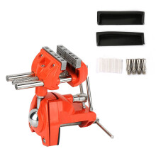 Mini Drehschraubstock, 360 drehbar, verstellbare Backenbreite 70 mm, Tischklemme für Werkbank und Holzbearbeitung
