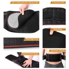 Heated Waist Belt for Lower Back Pain for Women and Men Lumbar Spine Arthritis Strains Sprains Medium