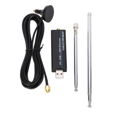 RTL  SDR  Empfänger 100 kHz bis 1766 MHz Vollband RTL2832U R820T2 0,5 ppm TCXO USB Software Defined Radio