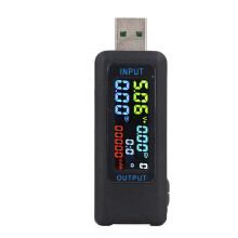USB Multifunctional Tester IPS LCD Display Digital Voltage Current Power Capacity Meter for Electronic Detection 5?36V