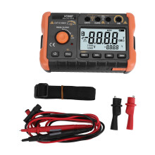 Isolatieweerstandstester megohmmeter digitaal 1000V 4999M met LCD-display, achtergrondverlichting en schouderband