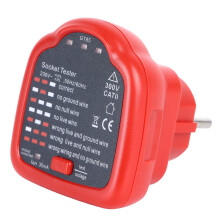 Stopcontacttester Elektrische detectorAC-spanning stopcontact stroomonderbreker zoeken test polariteit fasecontrole