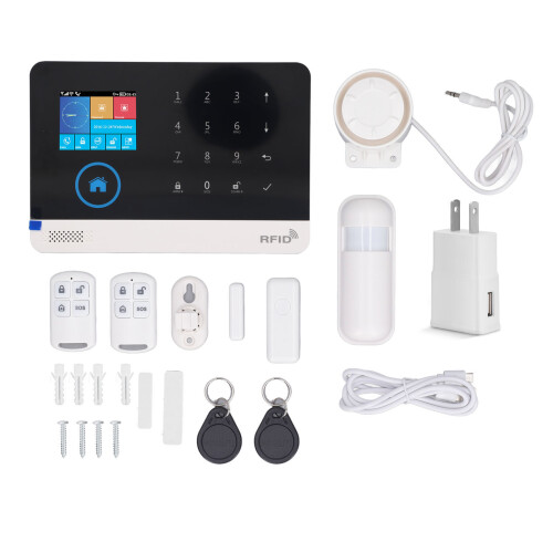 Smartes WLAN Heimalarmsystem (2G GSM) mit Infrarotsensor für Tuya Geräte