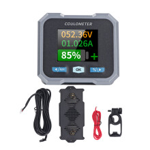 Batterijmonitor 10-100V met shunt 400A waterdicht, capaciteit, percentage, tijd, vermogen, voltmeterweergave voor campers en motoren