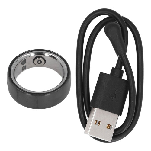 Smart Ring Health Tracker Step Counting Ceramic Surface Sleep Tracking Ring for Exercise