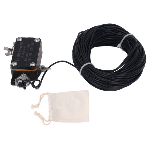 Kortegolfantenne 1:49 Balun 3-30MHz Compacte standaardinterface Eindgevoede halvegolfantenne