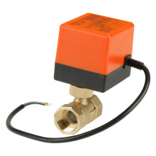 DC12V G3/4" DN20 2 Wege Kugelhahn mit motorisiertem Stellantrieb aus Messing für Klimaanlagen